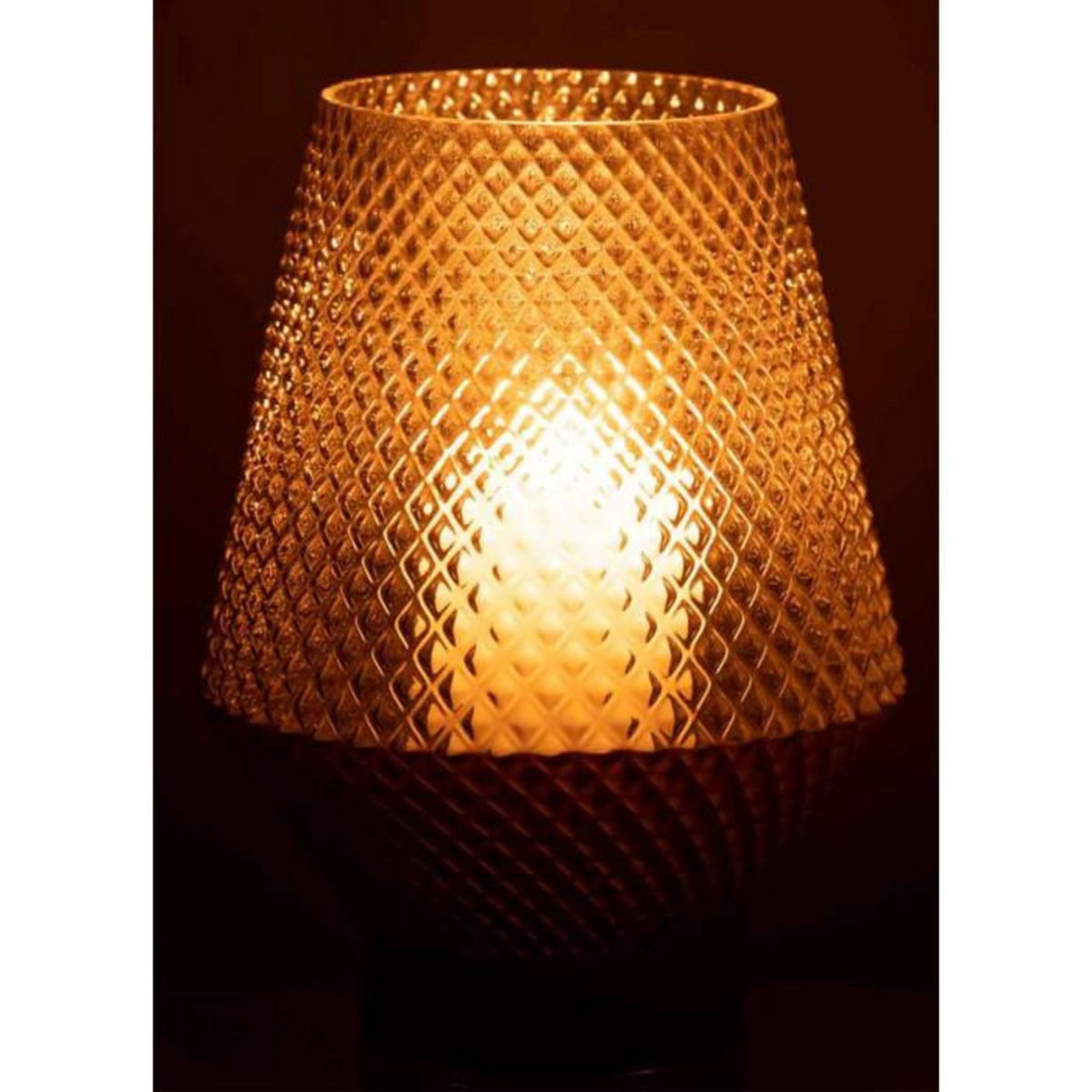 Paris Prix Vase Design en Verre  Vuoto  27cm Gris