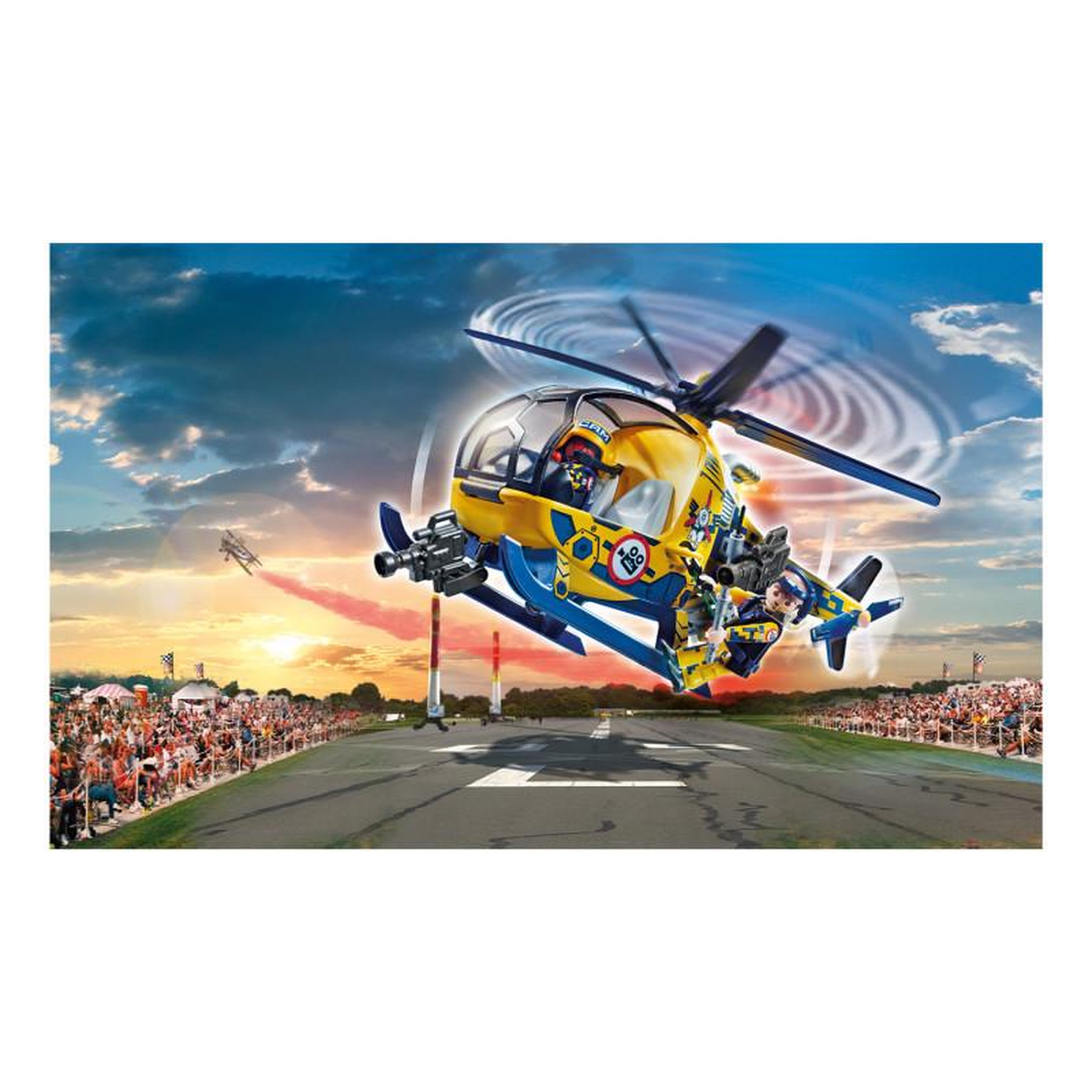 Voir la diapositive 4 : PLAYMOBIL Playmobil Stunt Show 70833 Hélicoptère et équipe de tournage