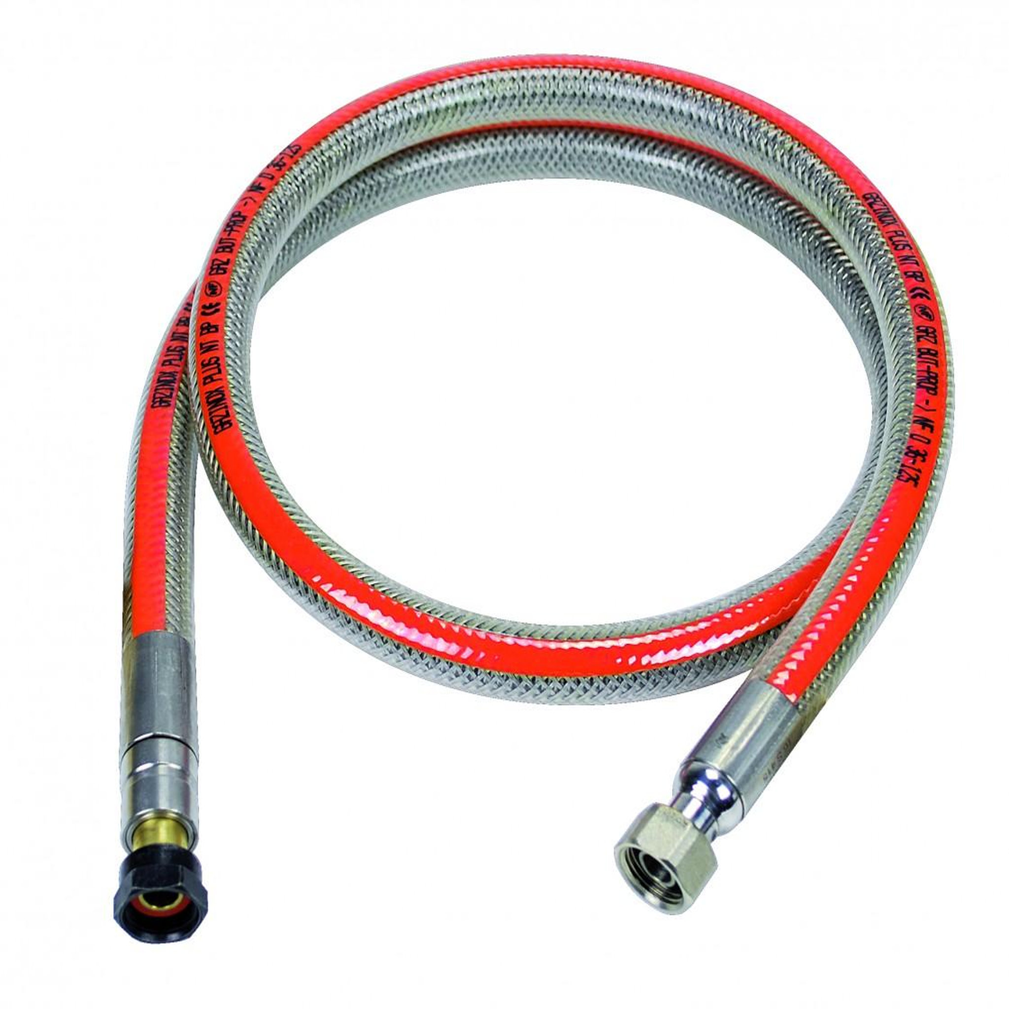 CENTRALE BRICO Flexible inox gaz bp validité illimitée garantie à vie, H.1m GAZINOX Security