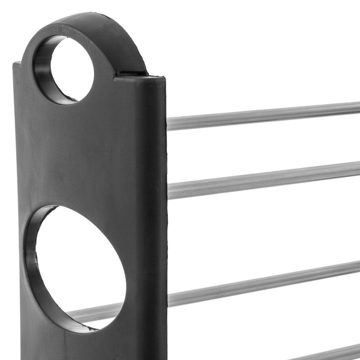 ATMOSPHERA Range chaussure à 4 étages - Noir - 61 x 64 cm