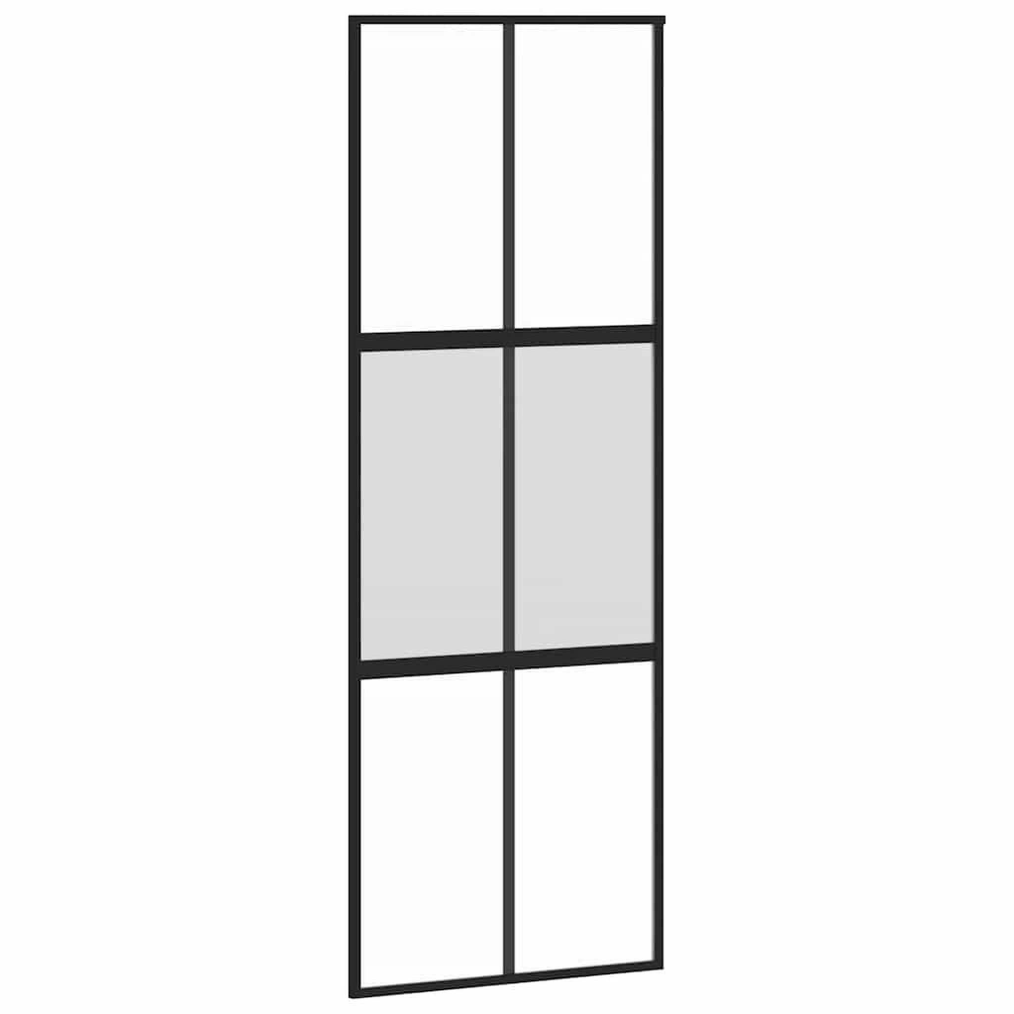 Voir la diapositive 4 : VIDAXL Porte coulissante kit de quincaillerie trempe verre aluminium