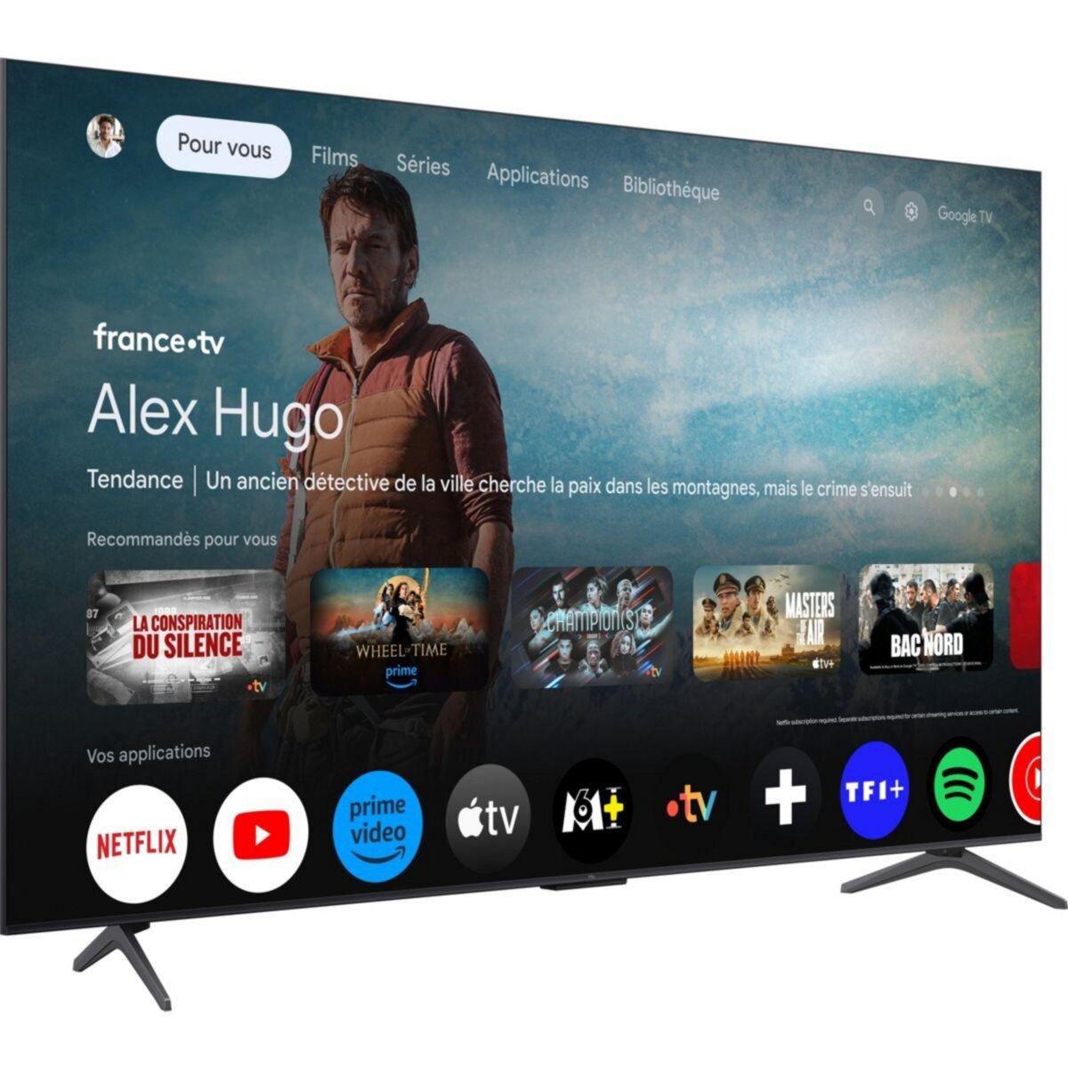 TCL TV Mini Led 75C69K 2025-75 pouces (189cm)