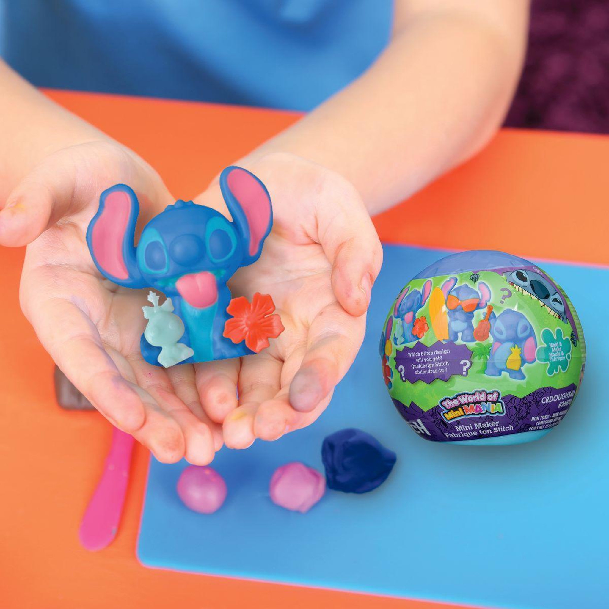 Voir la diapositive 4 : Lexibook Balle Mini Mania Stitch figurines à modeler