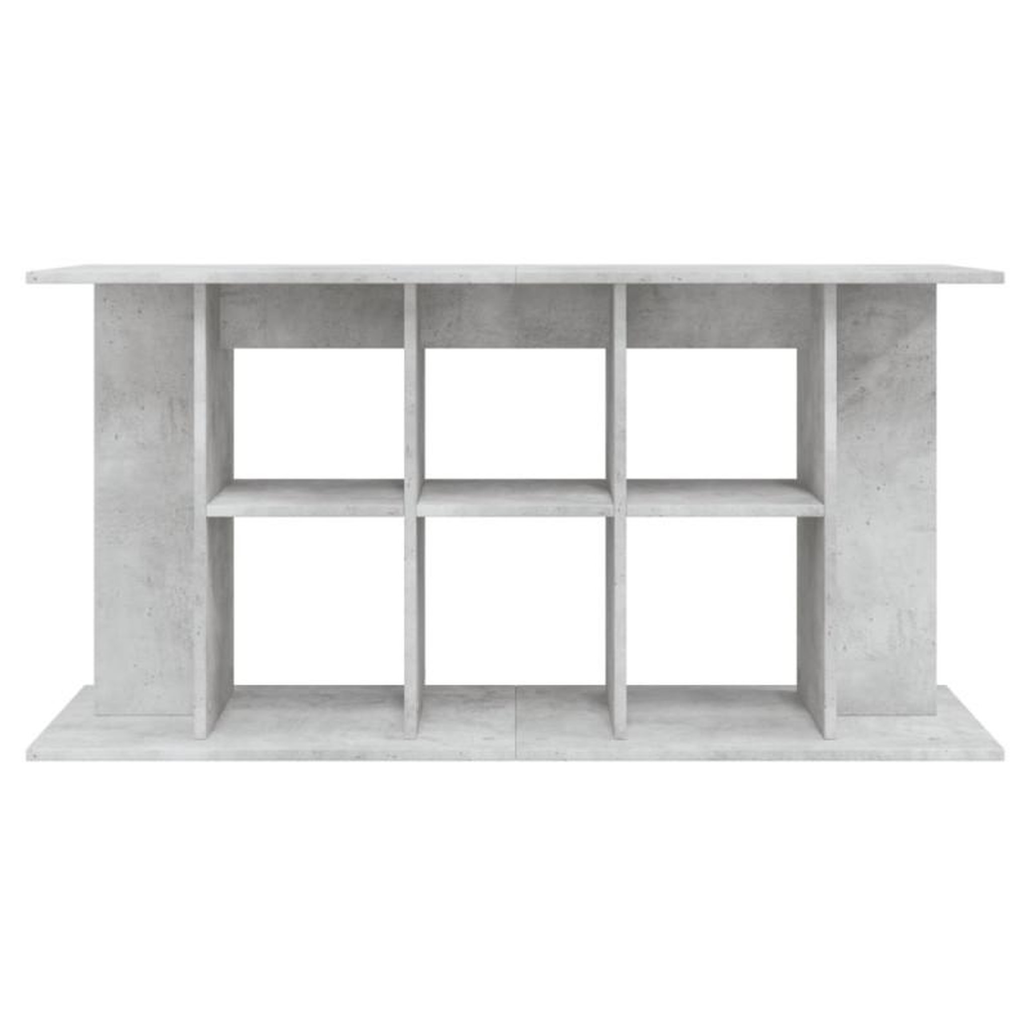 Voir la diapositive 4 : VIDAXL Support pour aquarium gris béton 120x40x60 cm bois d ingénierie