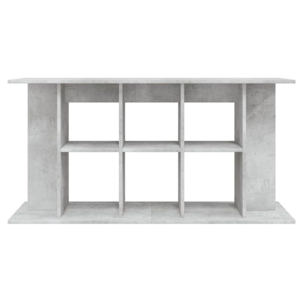 VIDAXL Support pour aquarium gris béton 120x40x60 cm bois d ingénierie