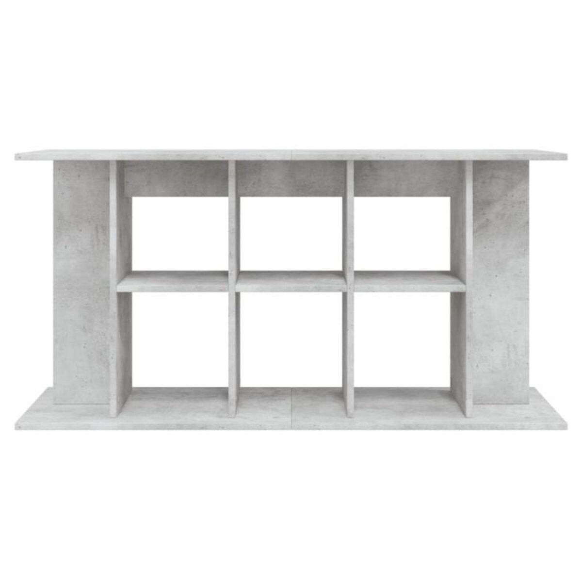 VIDAXL Support pour aquarium gris béton 120x40x60 cm bois d ingénierie