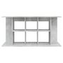 Voir la diapositive 4 : VIDAXL Support pour aquarium gris béton 120x40x60 cm bois d ingénierie