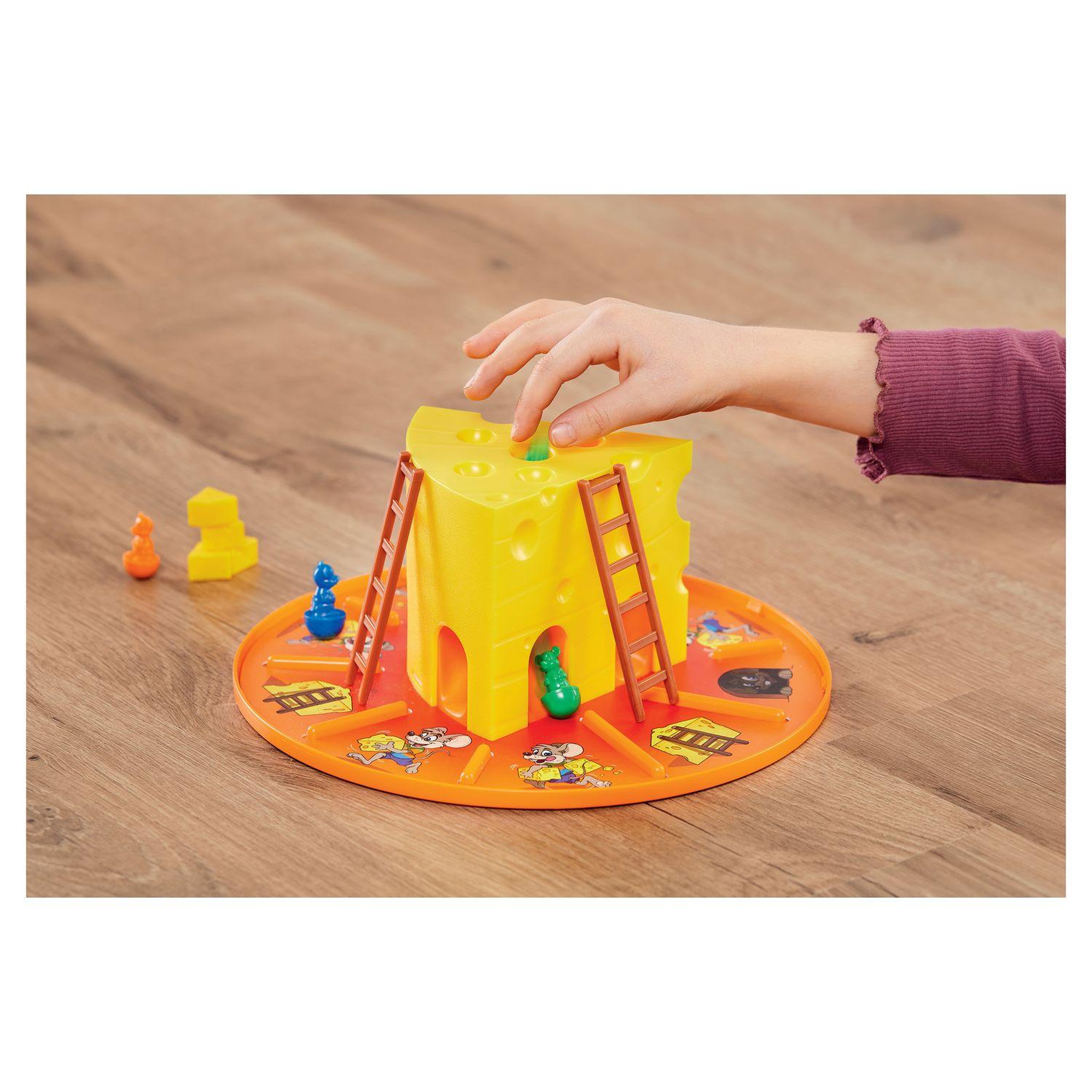 Voir la diapositive 4 : RAVENSBURGER Jeu Miam Miaou - La course aux fromages !