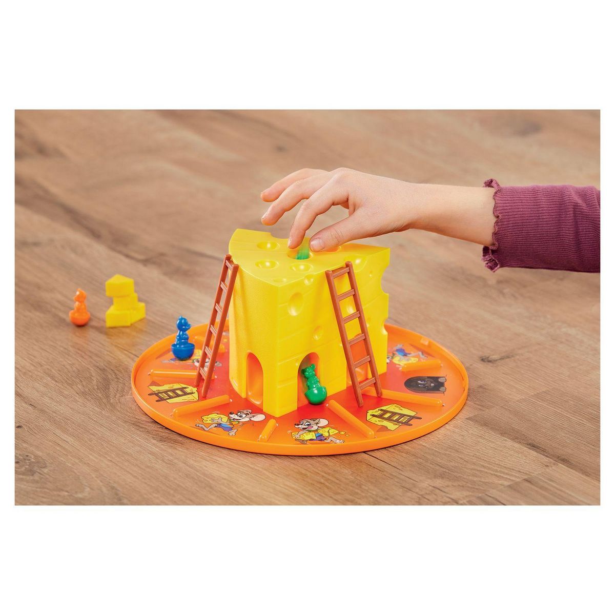 RAVENSBURGER Jeu Miam Miaou - La course aux fromages !