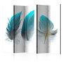 Voir la diapositive 1 : Paris Prix Paravent 5 Volets  Blue Feathers  172x225cm