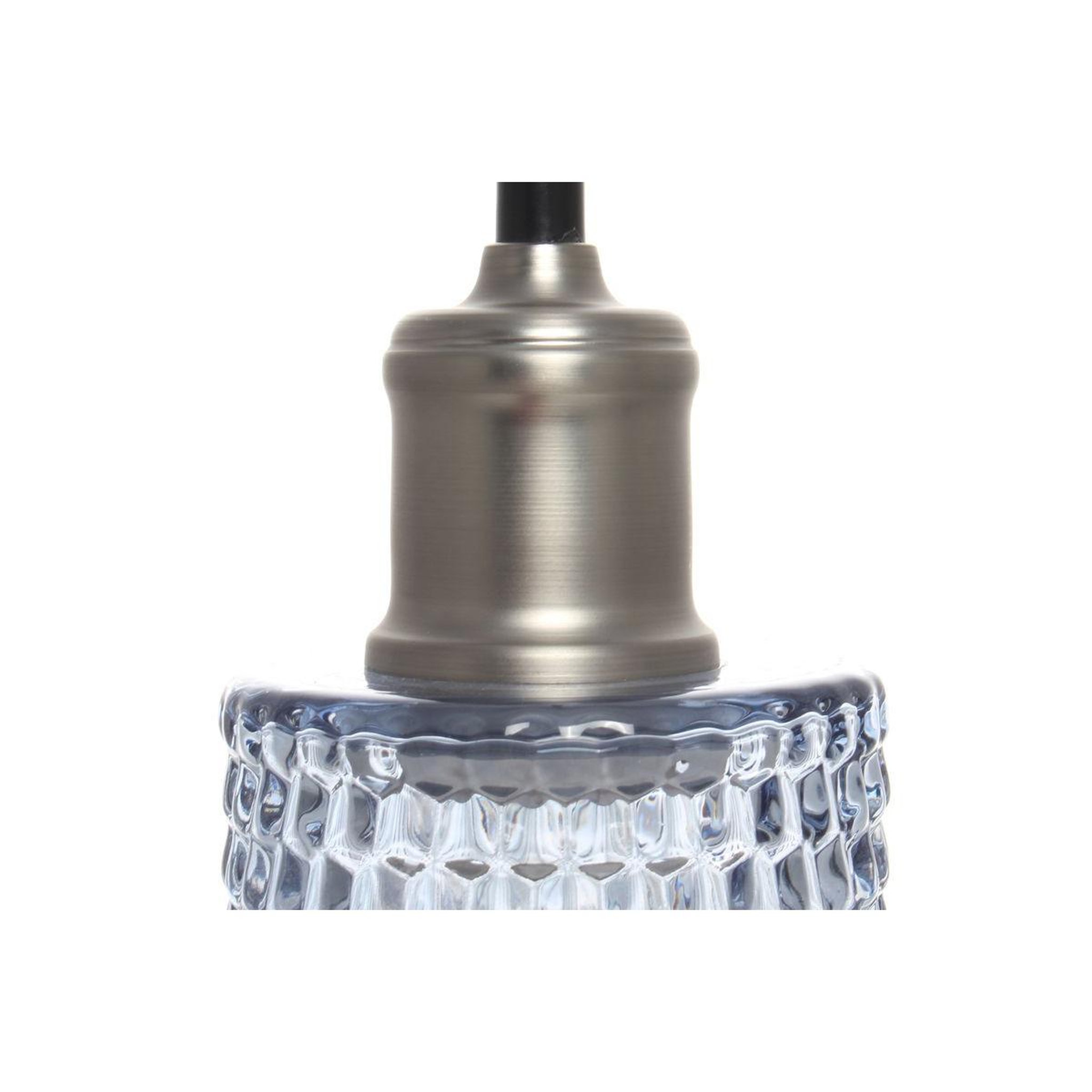 Voir la diapositive 3 : Paris Prix Lampe suspension en verre  mona  27cm bleu