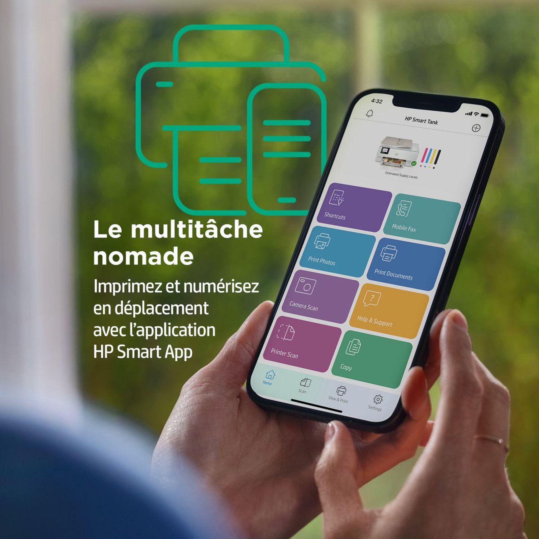 Voir la diapositive 4 : HP Imprimante jet d'encre Envy Inspire 7921e éligible Instant Ink