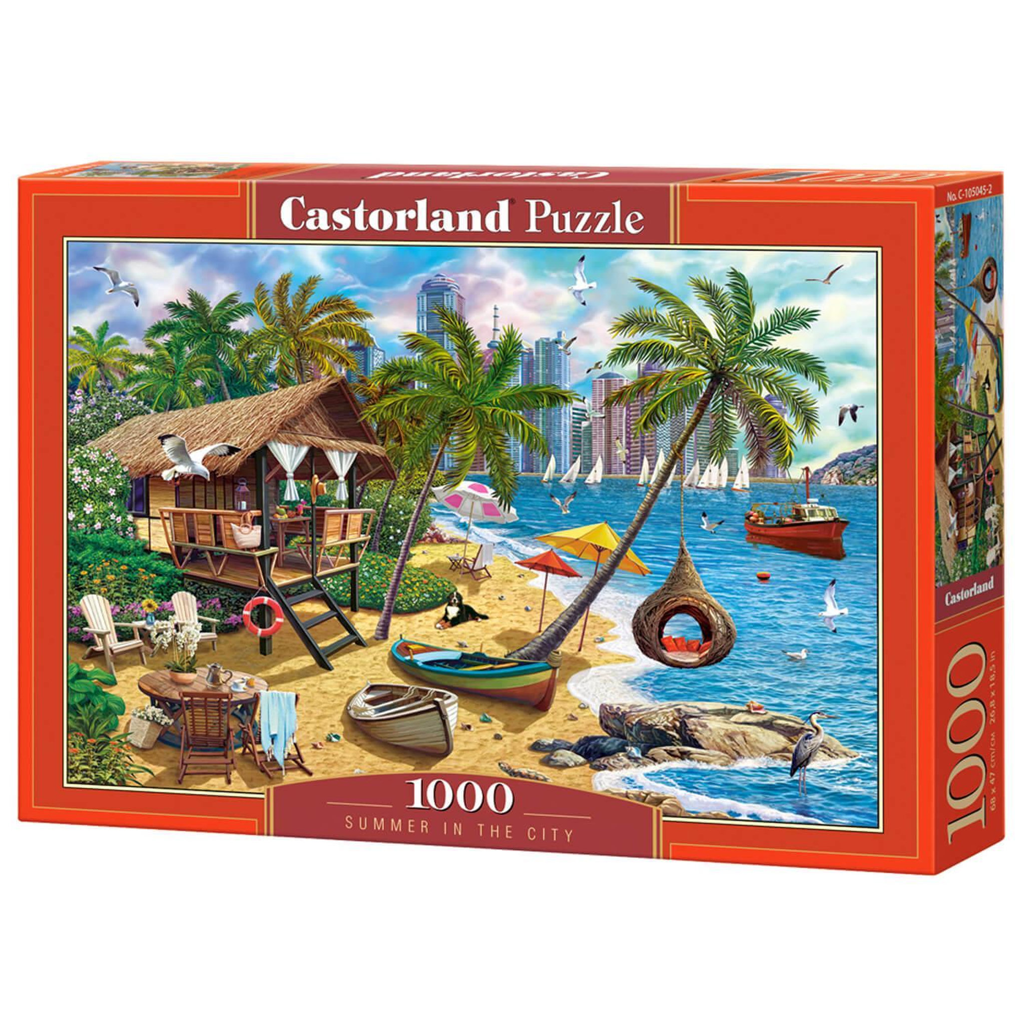 Voir la diapositive 2 : Castorland Puzzle 1000 pièces : L'été dans la ville