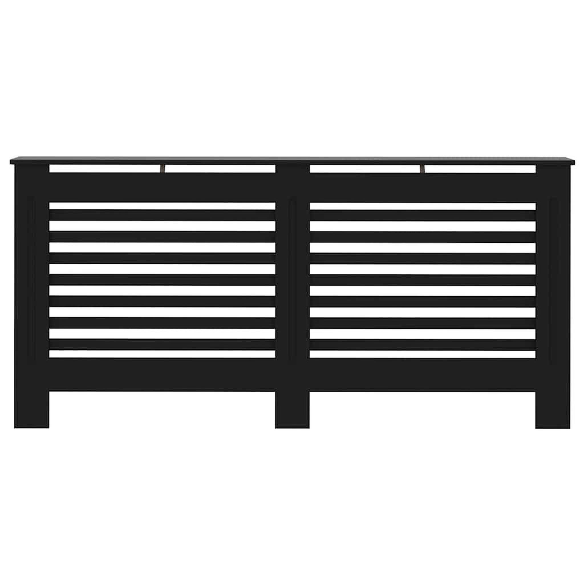 Voir la diapositive 4 : VIDAXL Cache-radiateur noir 172x19x81,5 cm MDF