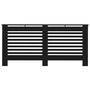Voir la diapositive 4 : VIDAXL Cache-radiateur noir 172x19x81,5 cm MDF