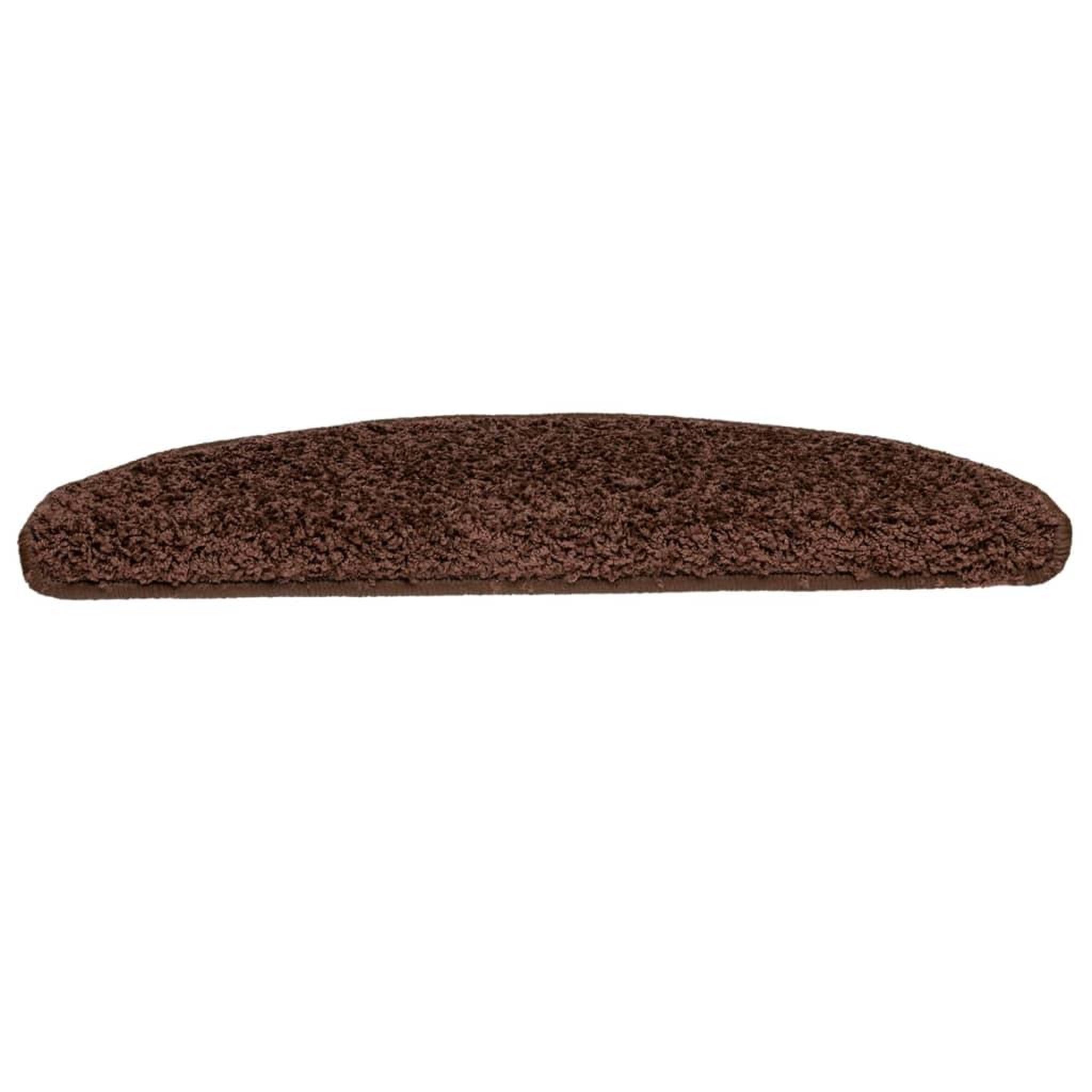 Voir la diapositive 4 : VIDAXL Tapis d'escalier 15 pcs marron 65x21x4 cm