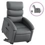 Voir la diapositive 2 : VIDAXL Fauteuil inclinable electrique gris similicuir