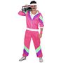 Voir la diapositive 2 : WIDMANN Déguisement Survêtement Années 80 - Rose - Adulte - M