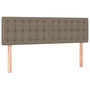 Voir la diapositive 2 : VIDAXL Tetes de lit 2 pcs Taupe 72x5x78/88 cm Tissu