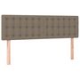 Voir la diapositive 2 : VIDAXL Tetes de lit 2 pcs Taupe 72x5x78/88 cm Tissu