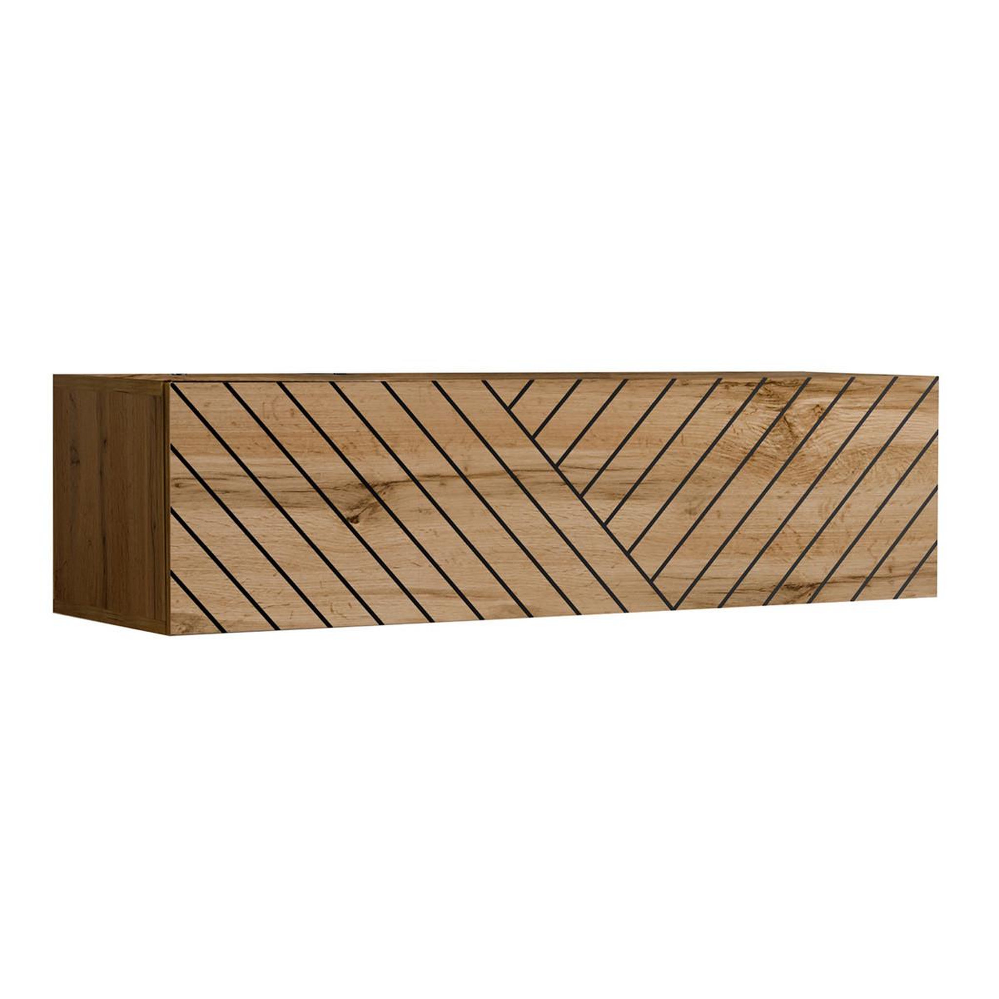 Paris Prix Banc tv mural design  switch lamel  120cm naturel rainuré