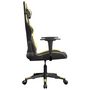 Voir la diapositive 4 : VIDAXL Chaise de jeu Noir et dore Similicuir