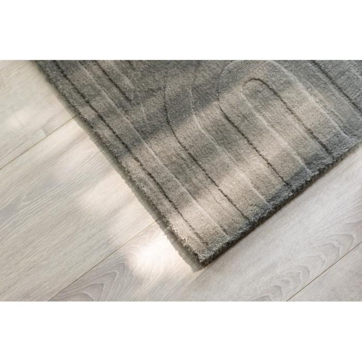 Paris Prix Tapis Déco  Nora  50x80cm Argent