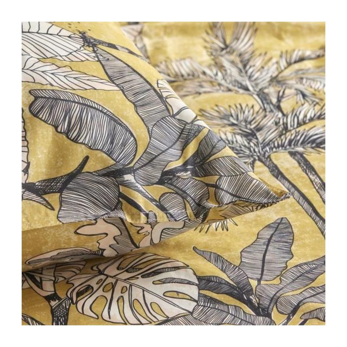 Today Parure de lit imprimé SUNSHINE LOUISA - TODAY - Jaune 260x240cm