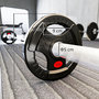 Voir la diapositive 3 : HOMCOM Disques de musculation - lot de 2 disques - total 10 Kg - dia. intérieur 50 mm - métal PVC noir