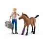 Voir la diapositive 4 : Schleich Visite du vétérinaire pour jument et poulain Farm world