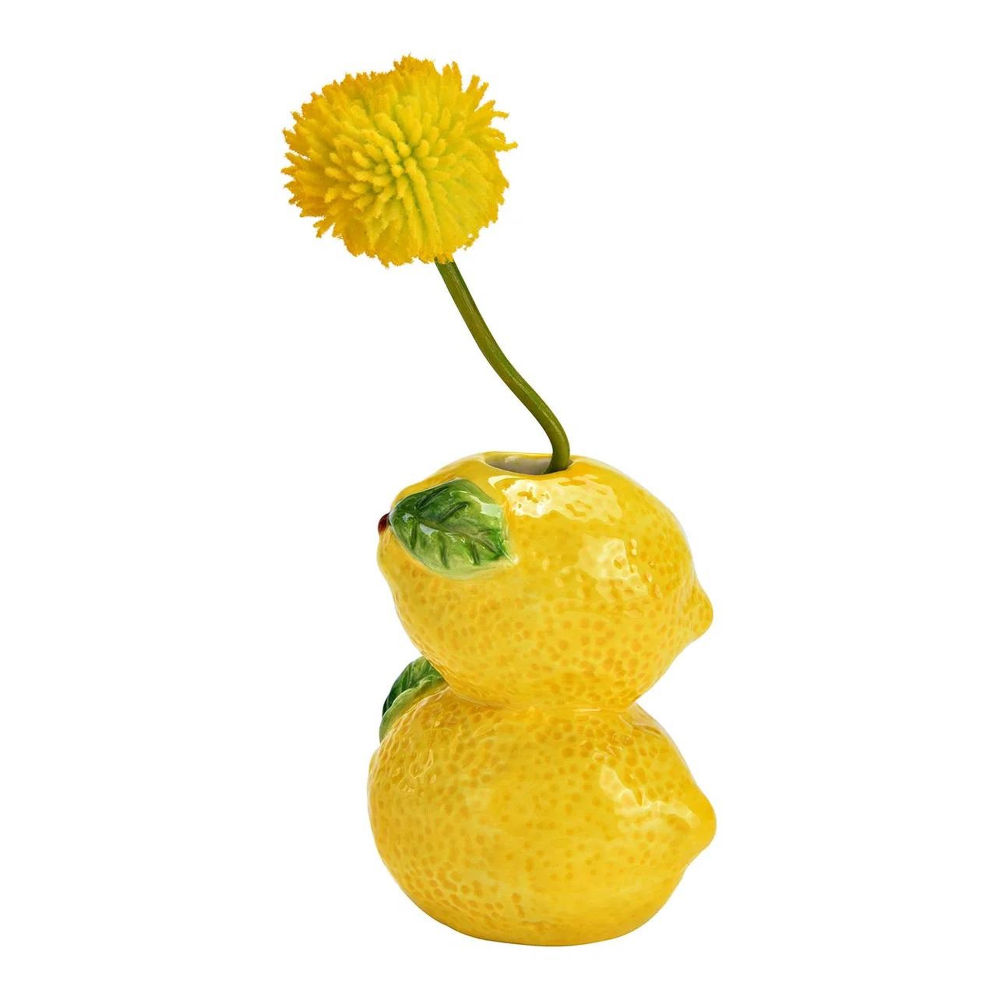 Voir la diapositive 2 : Eden Petit vase citron en céramique