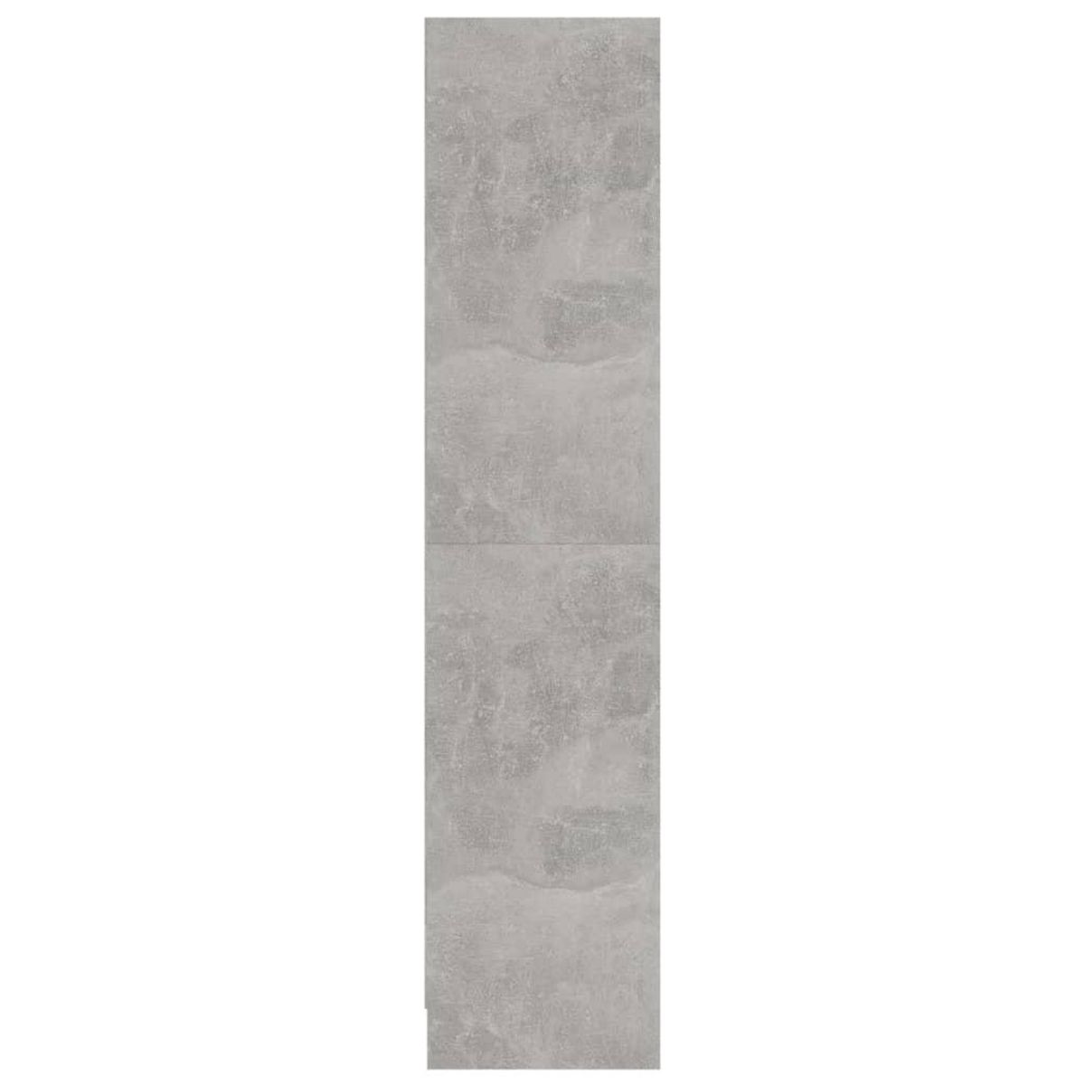 VIDAXL Bibliotheque 3 niveaux Gris beton 60x24x109cm Bois d'ingenierie