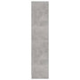 Voir la diapositive 5 : VIDAXL Bibliotheque 3 niveaux Gris beton 60x24x109cm Bois d'ingenierie