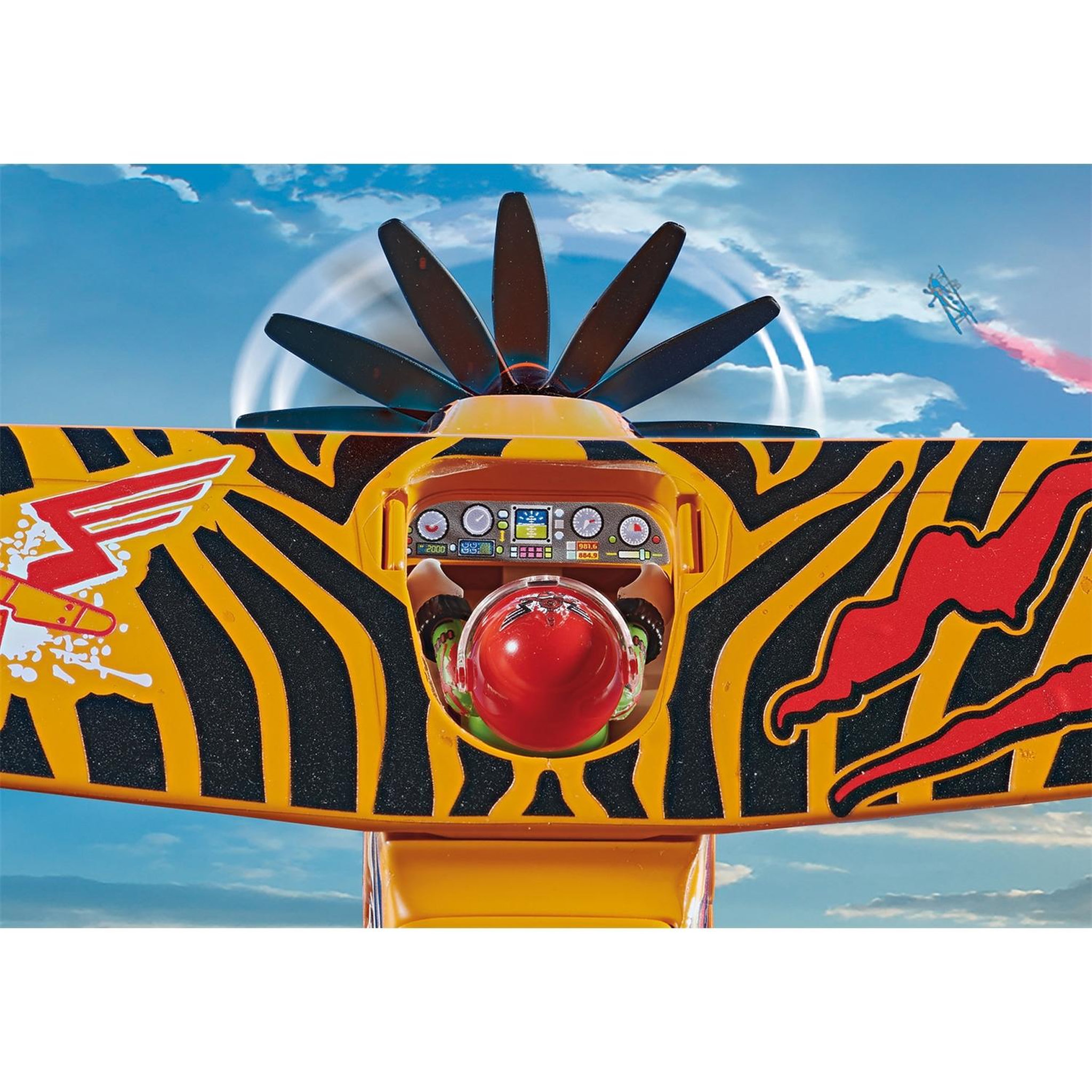 Voir la diapositive 5 : PLAYMOBIL Air Stuntshow Avion à hélice Tigre