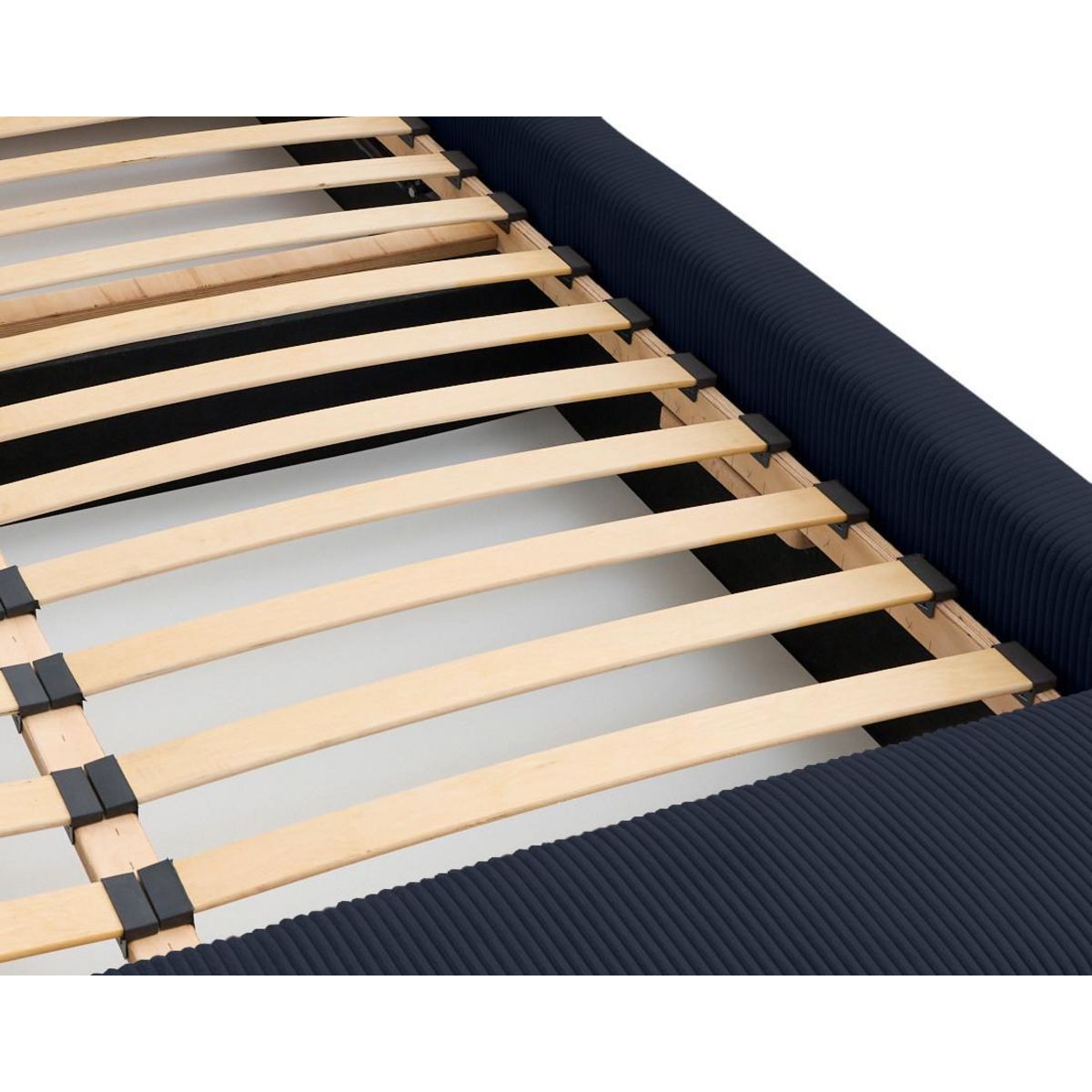 LISA DESIGN Pivoine - lit coffre - 160x200 - en velours côtelé - sommier inclus