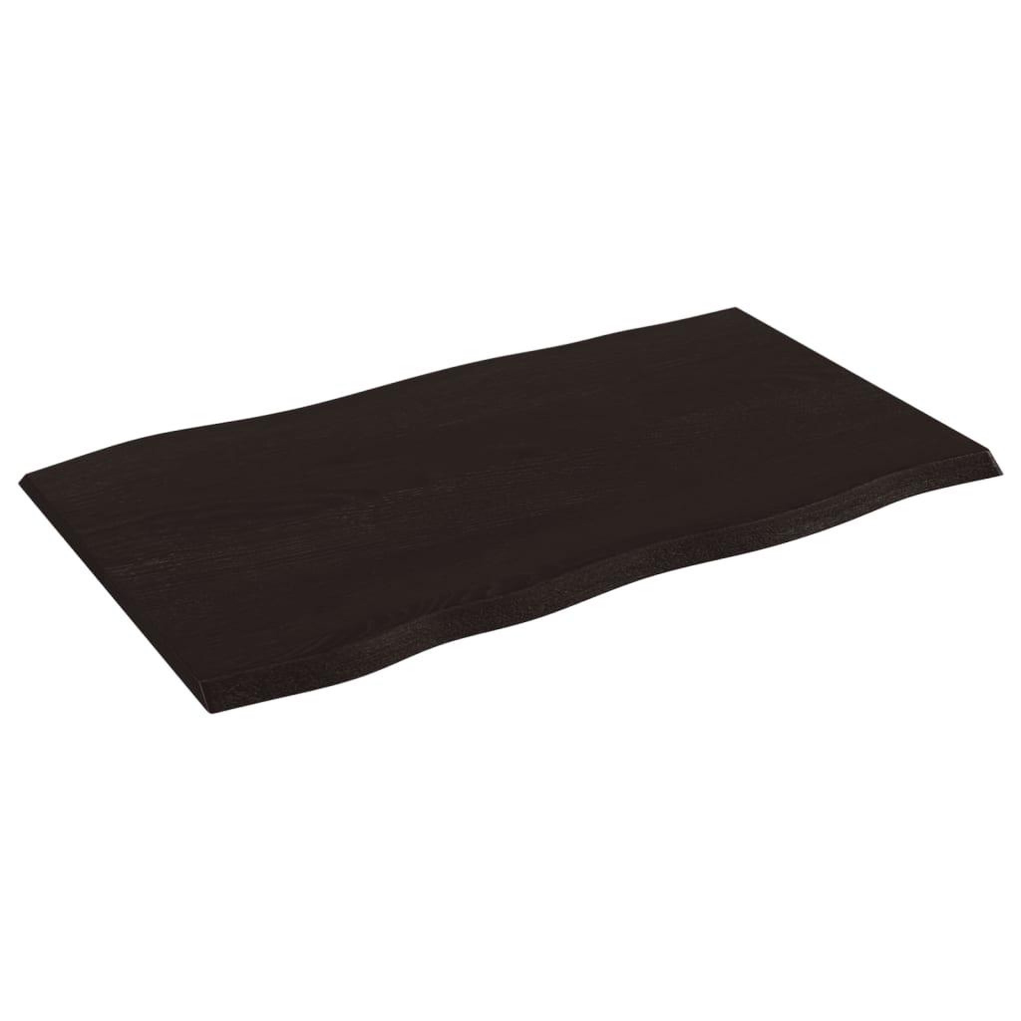 Voir la diapositive 4 : VIDAXL Dessus de table bois chene massif traite bordure assortie