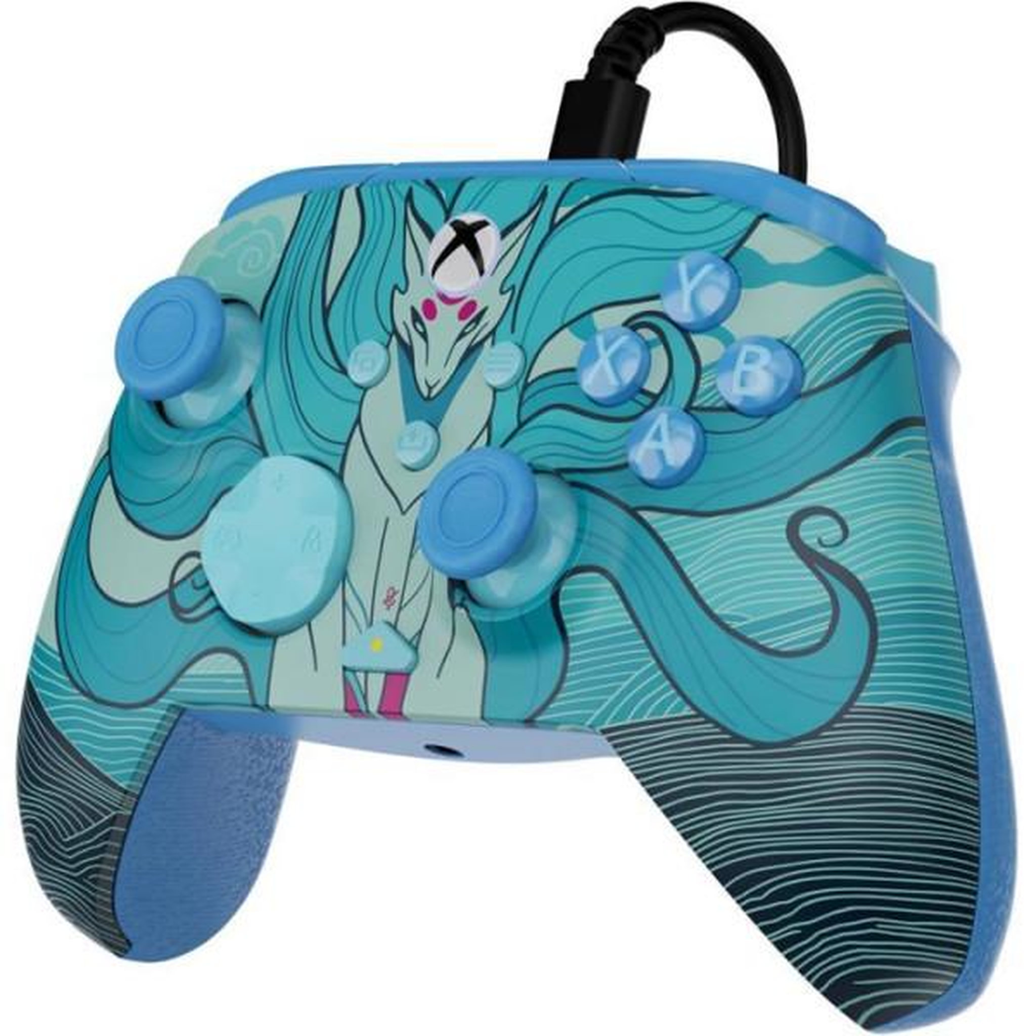 Voir la diapositive 4 : Turtle Beach Manette de jeu - Xbox - Rematch Advanced - Filaire - Blue Kitsune - Compatible PC - Turtle Beach