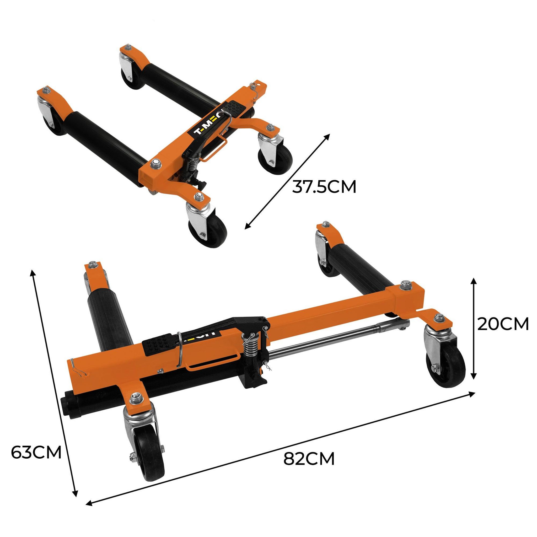 Voir la diapositive 5 : MONSTERSHOP 2 patins hydrauliques pour roues de véhicule