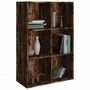 Voir la diapositive 3 : VIDAXL Bibliotheque/Buffet Chene fume 66x30x98 cm Bois d'ingenierie