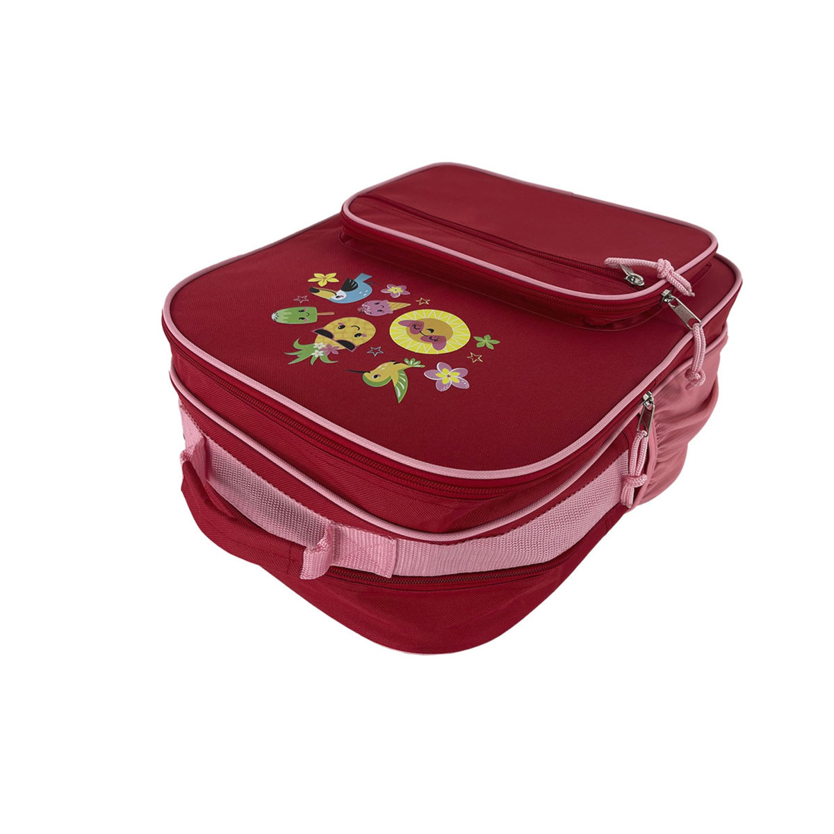 POUCE Sac à dos 2 compartiments rose