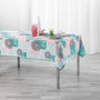 Voir la diapositive 3 : Paris Prix Nappe Antitache  Peachy  150x240cm Bleu & Rose