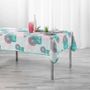 Voir la diapositive 3 : Paris Prix Nappe Antitache  Peachy  150x240cm Bleu & Rose