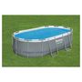 Voir la diapositive 1 : BESTWAY Bâche solaire  ovale 529 x 250 pour piscine ovale Power Steel&trade; 549 x 274 x 122 cm