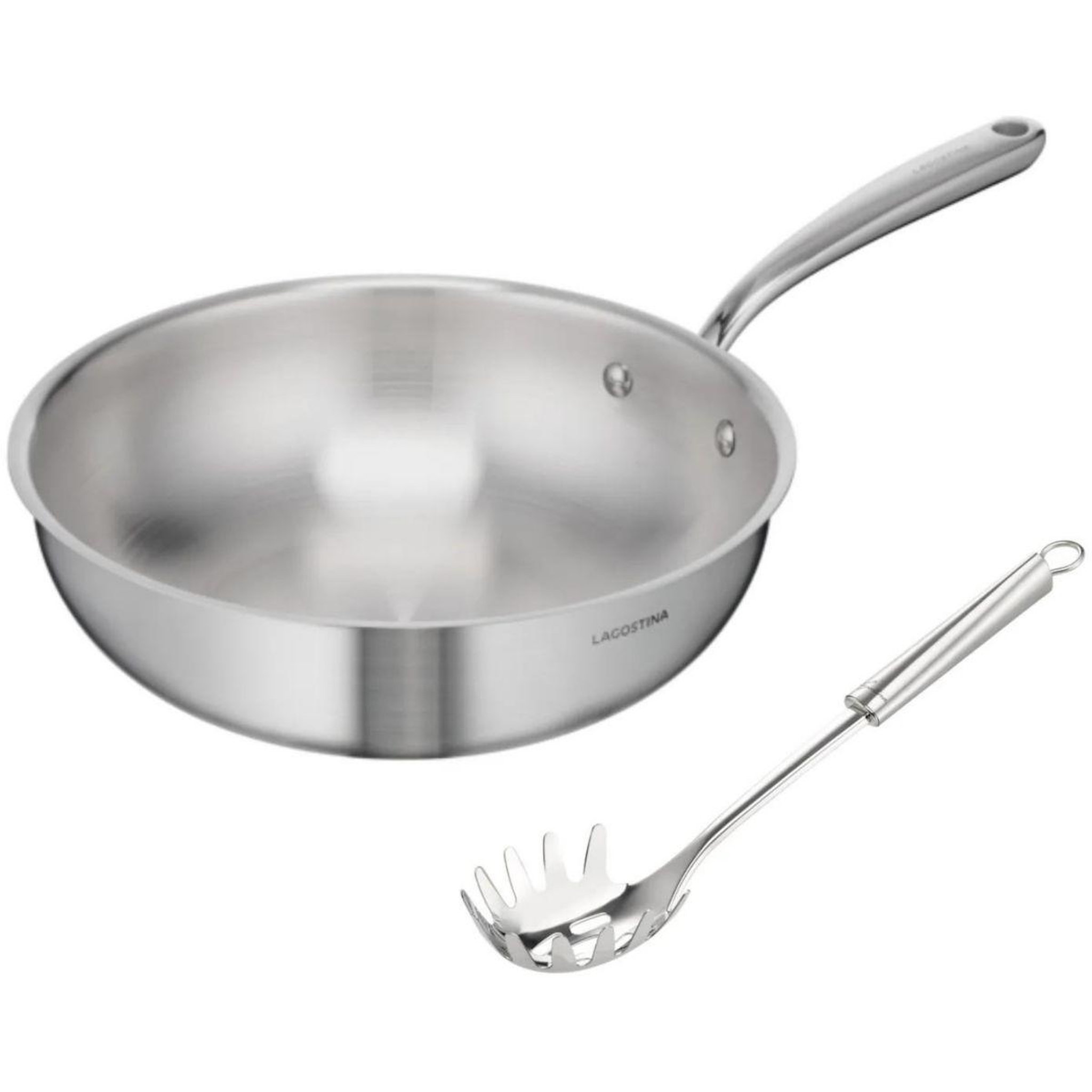 Lagostina Wok Saltapasta Amore Mio 26 cm + Cuillère