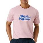 Pepe Jeans T shirt  Homme Pepe jeans Milton. Coloris disponibles : Rose