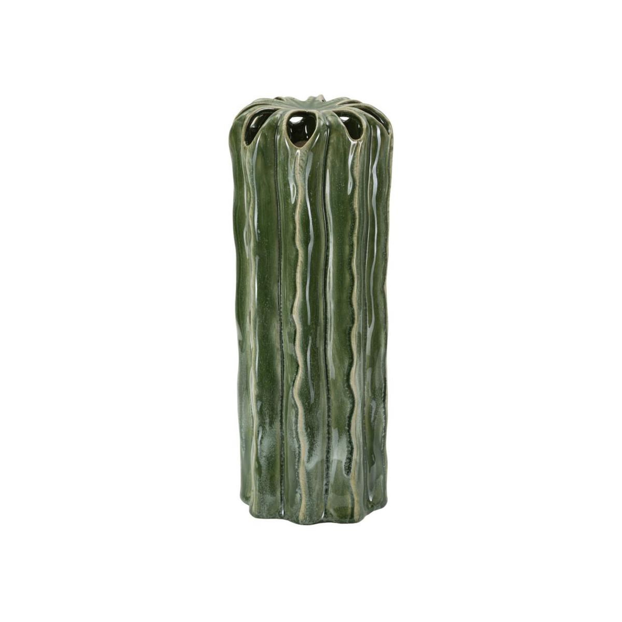 Paris Prix Vase en céramique  cactus  31cm vert