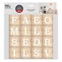 Voir la diapositive 2 : ATMOSPHERA Sticker Relief  Lettres  41x41cm Blanc