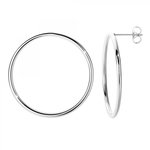 SC CRYSTAL Boucles d'oreilles créoles en acier inoxydable par SC Crystal