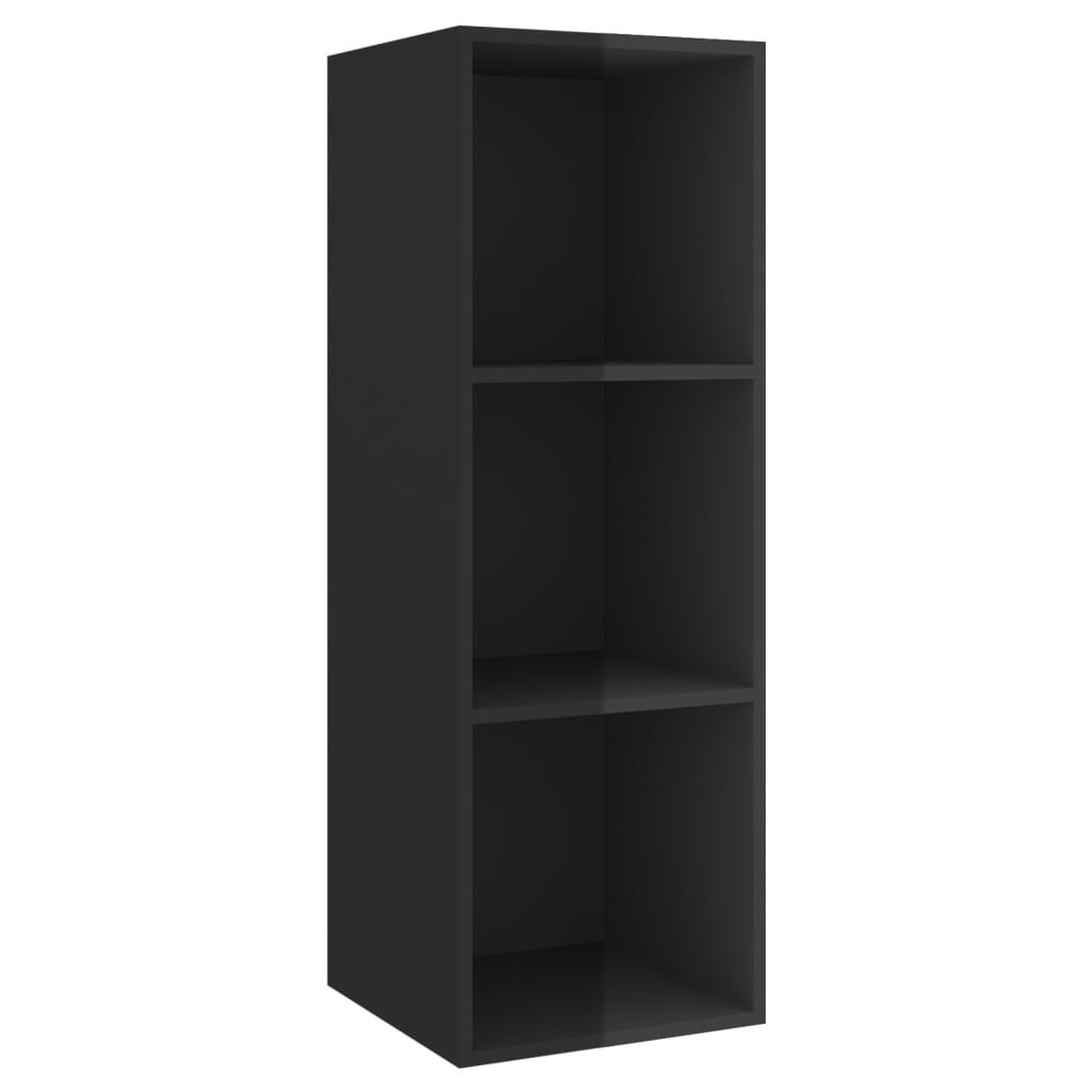 Voir la diapositive 4 : VIDAXL Ensemble de meubles TV 2 pcs Noir brillant Bois d'ingenierie