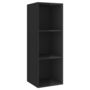 Voir la diapositive 4 : VIDAXL Ensemble de meubles TV 2 pcs Noir brillant Bois d'ingenierie